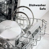 Tri-Ply Stainless Steel 
3-Quart Sauté Pan with Glass Lid